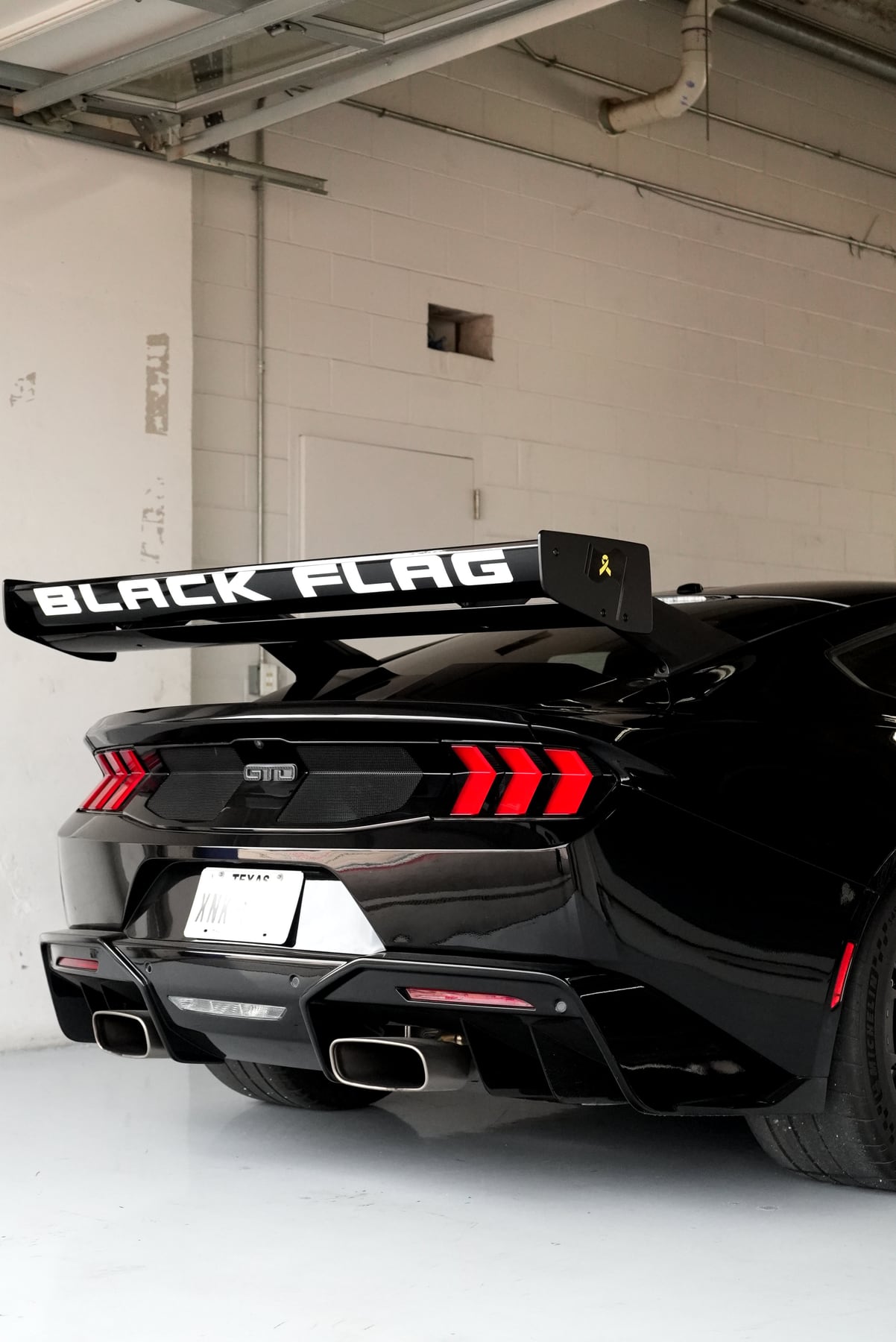 Black Flag Track Car Detail